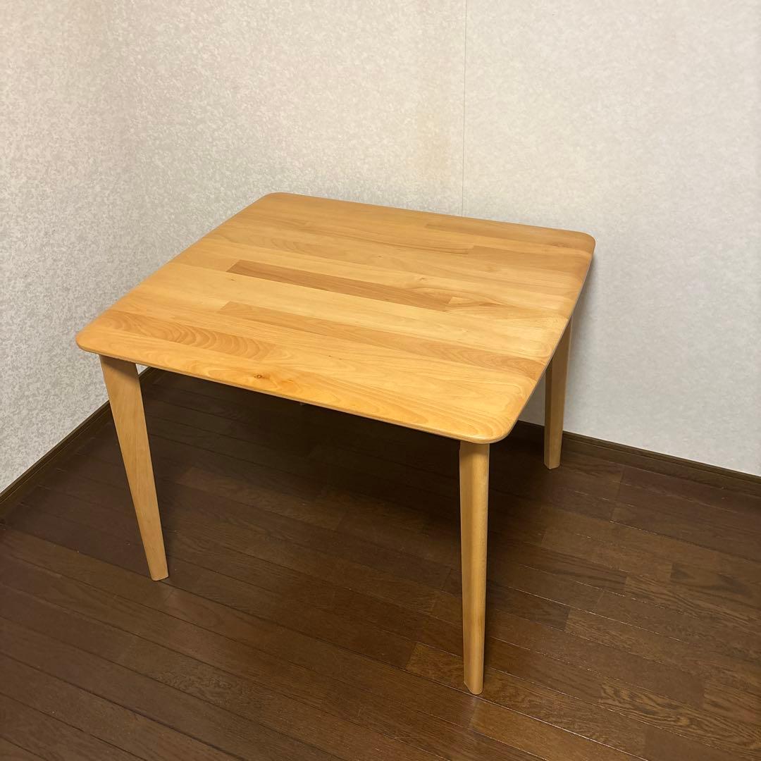 【美品】ニトリ Nコレクション ダイニングテーブル T-01 90 NA