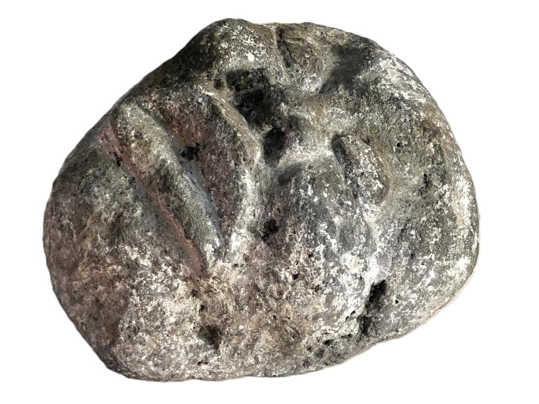 【 石像彫刻顔面部 】 先史時代伝世 収蔵品