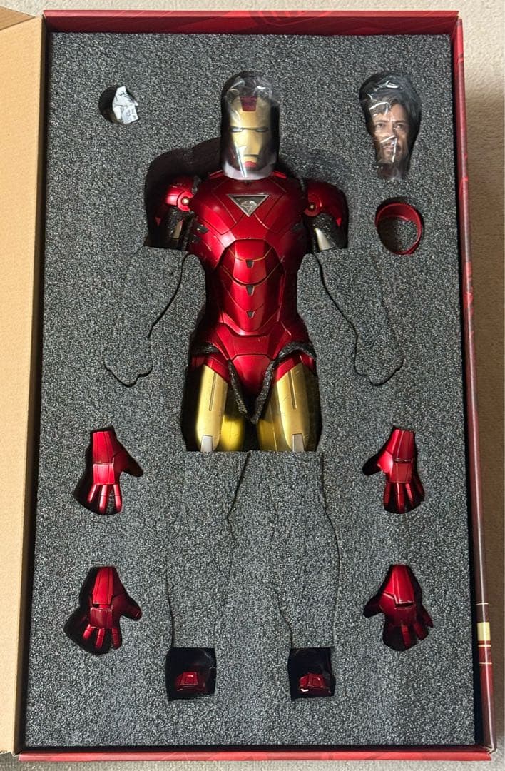 【未使用】 ホットトイズ クオーター スケール 1/4 アイアンマン マーク6