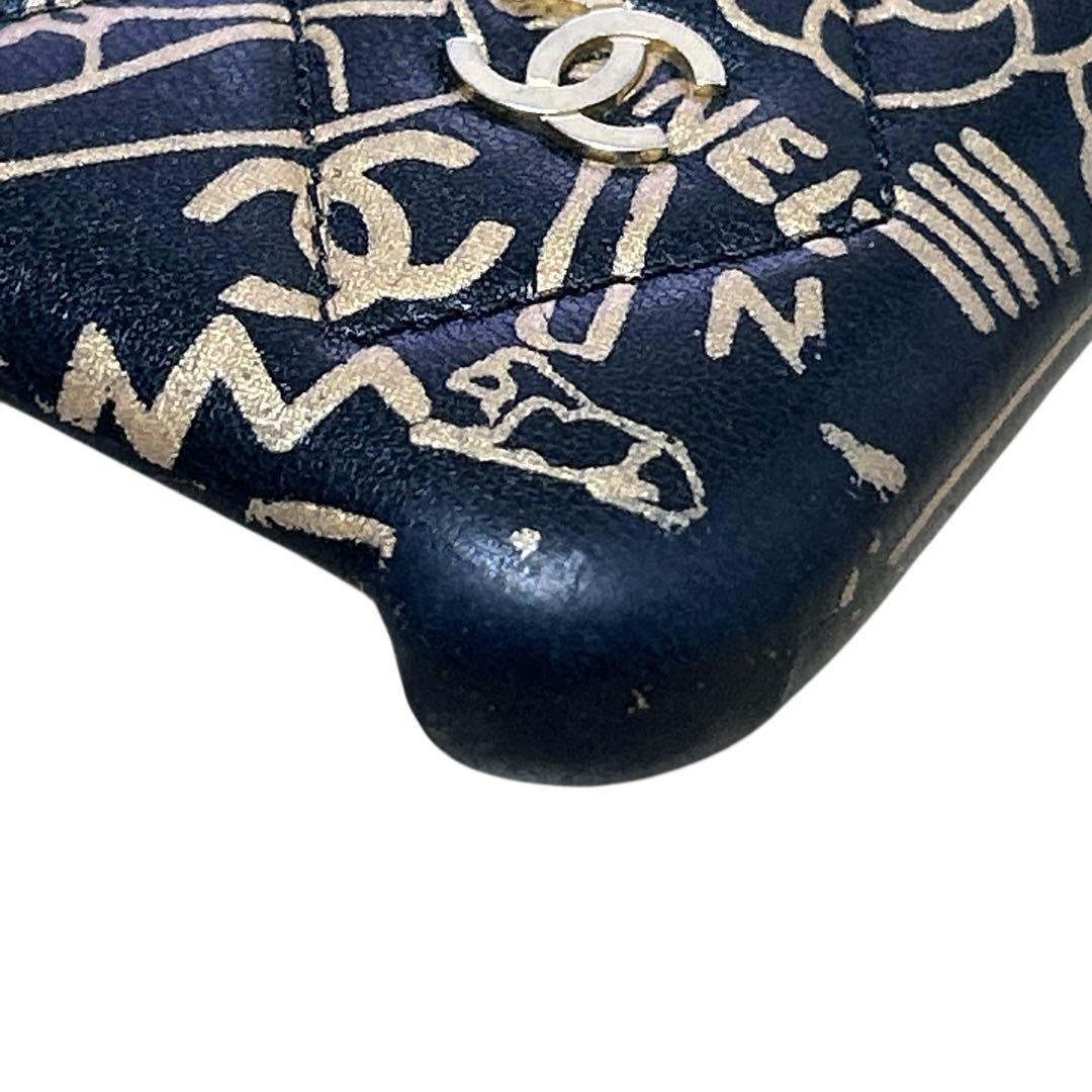 CHANEL マトラッセ カメリア カーフスキン iPhoneX 携帯ケース