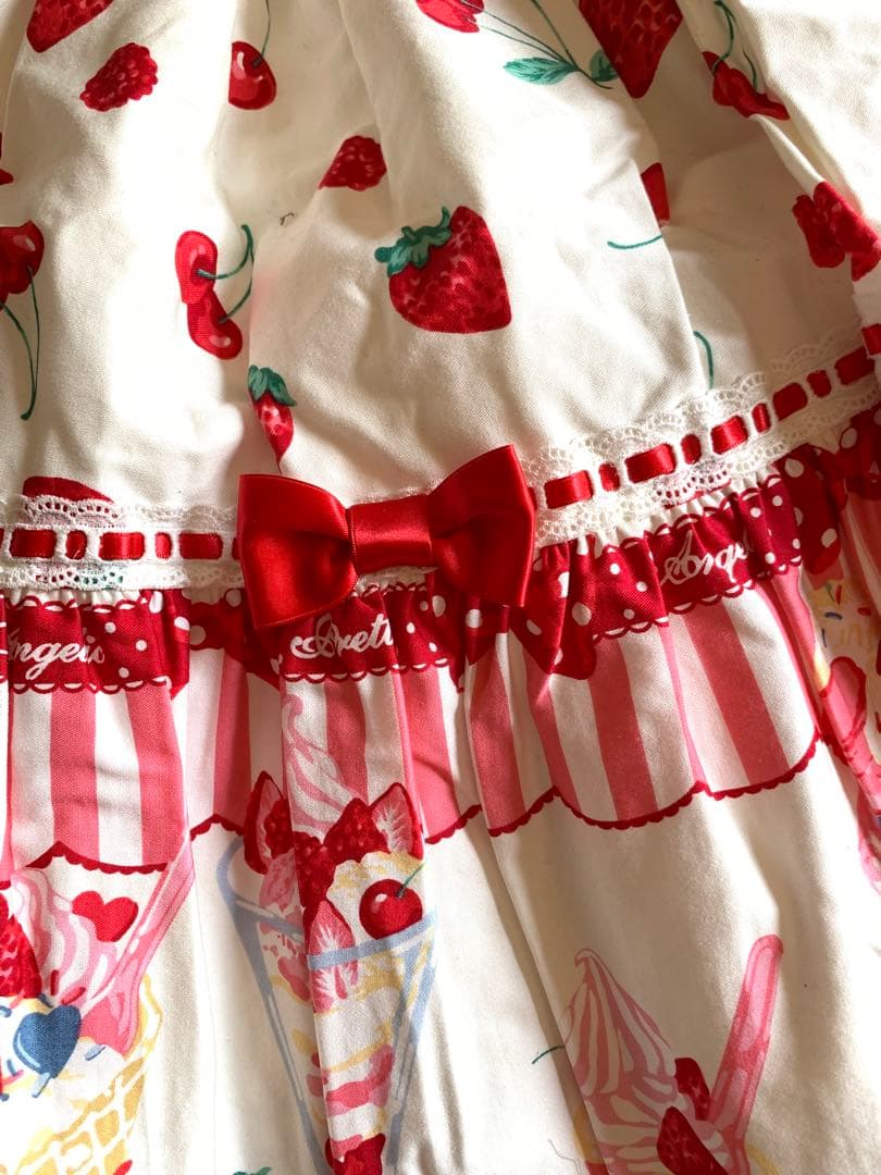 タグ付☆ストロベリーパーラースカート いちごパフェ アンジェリックプリティ