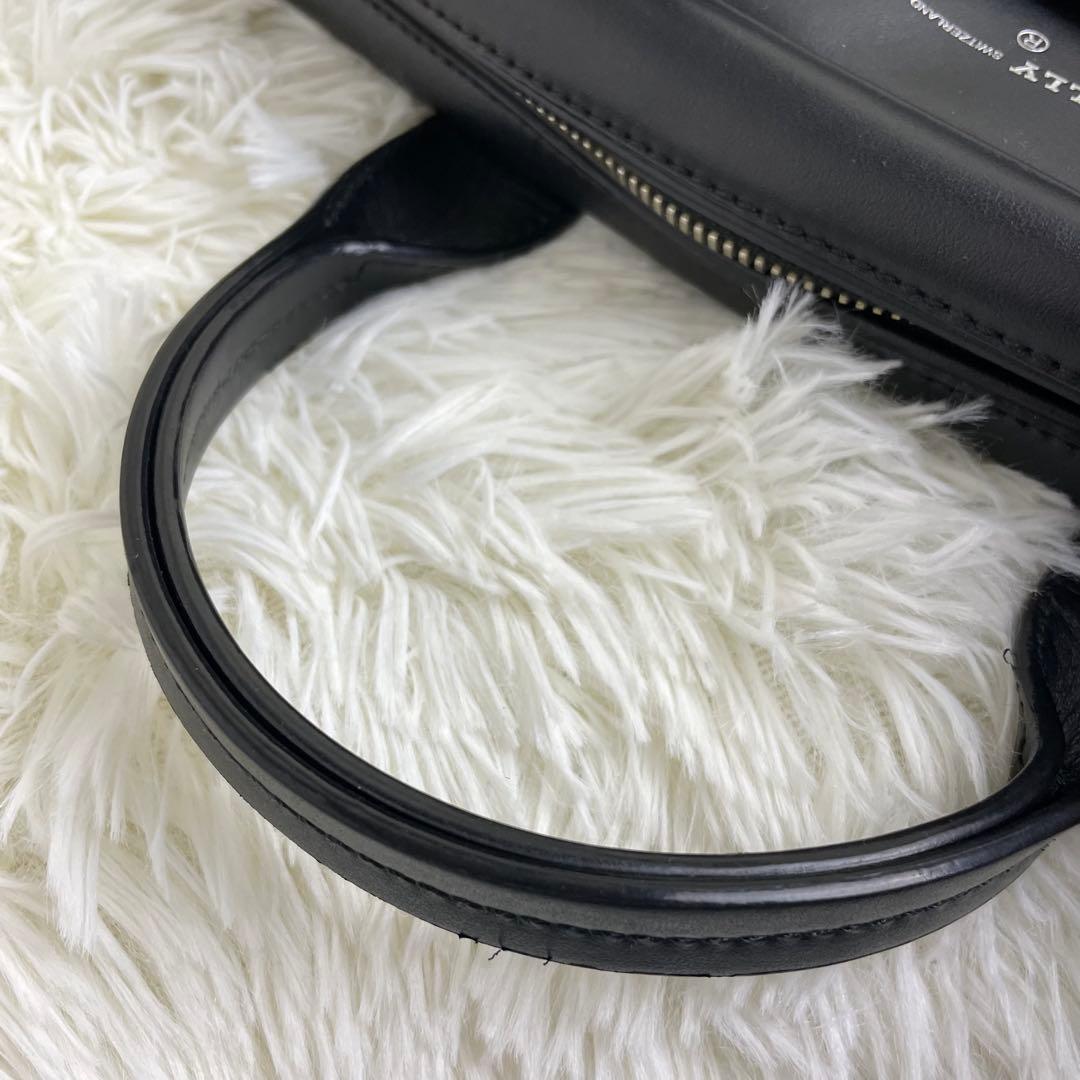 【美品】BALLY バリー ビジネスバッグ 2way レザー A4 黒