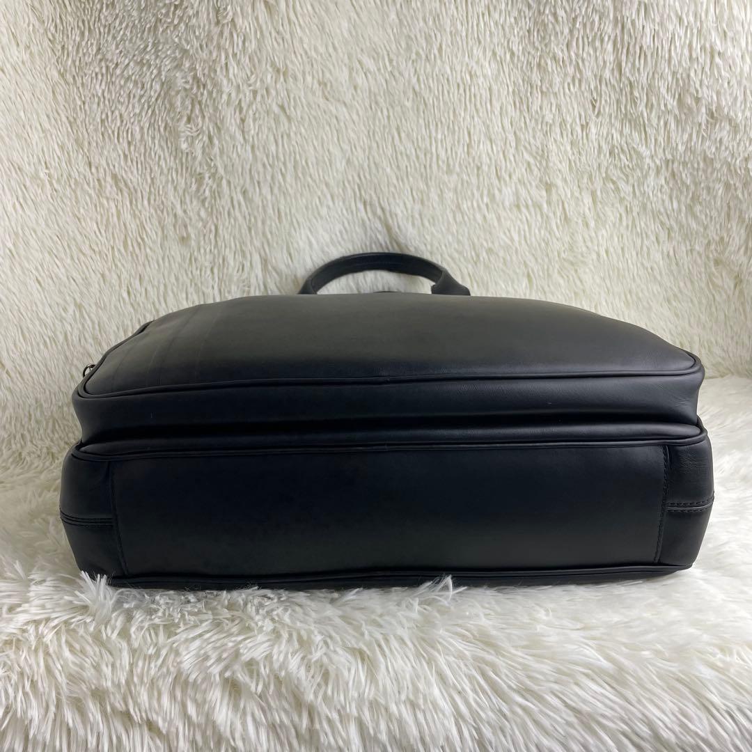 【美品】BALLY バリー ビジネスバッグ 2way レザー A4 黒