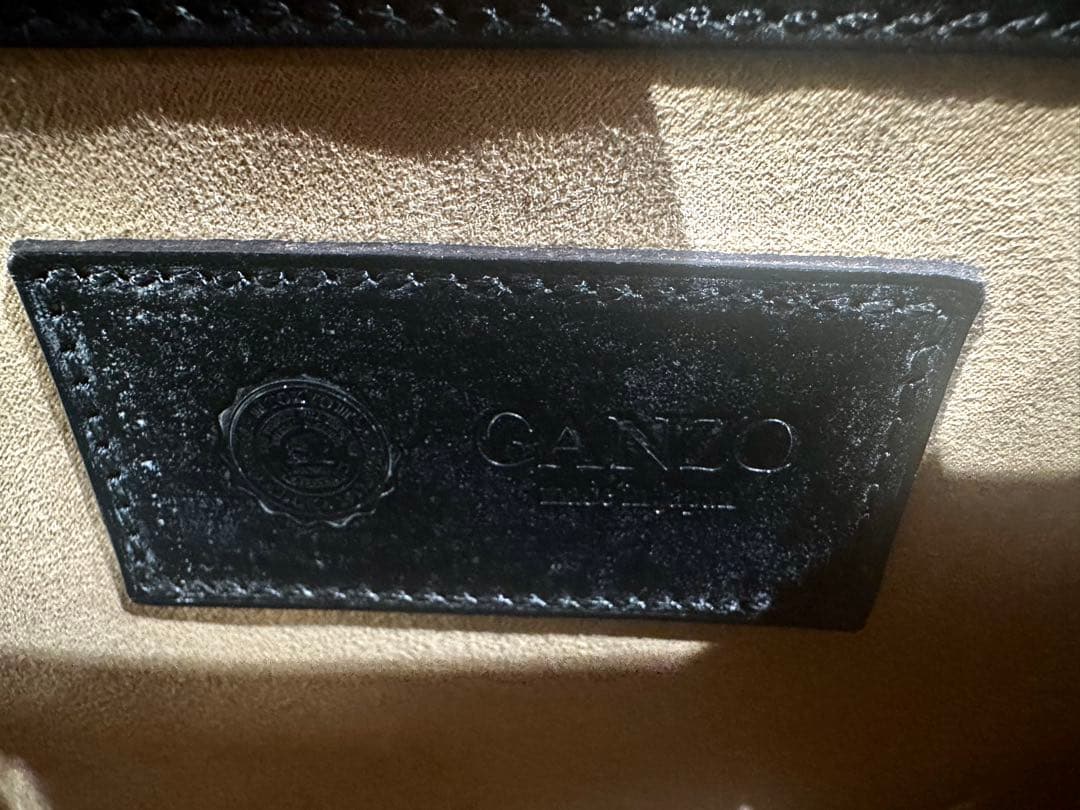 GANZO ブリーフケース 東京青山本店にて購入 長期保管品