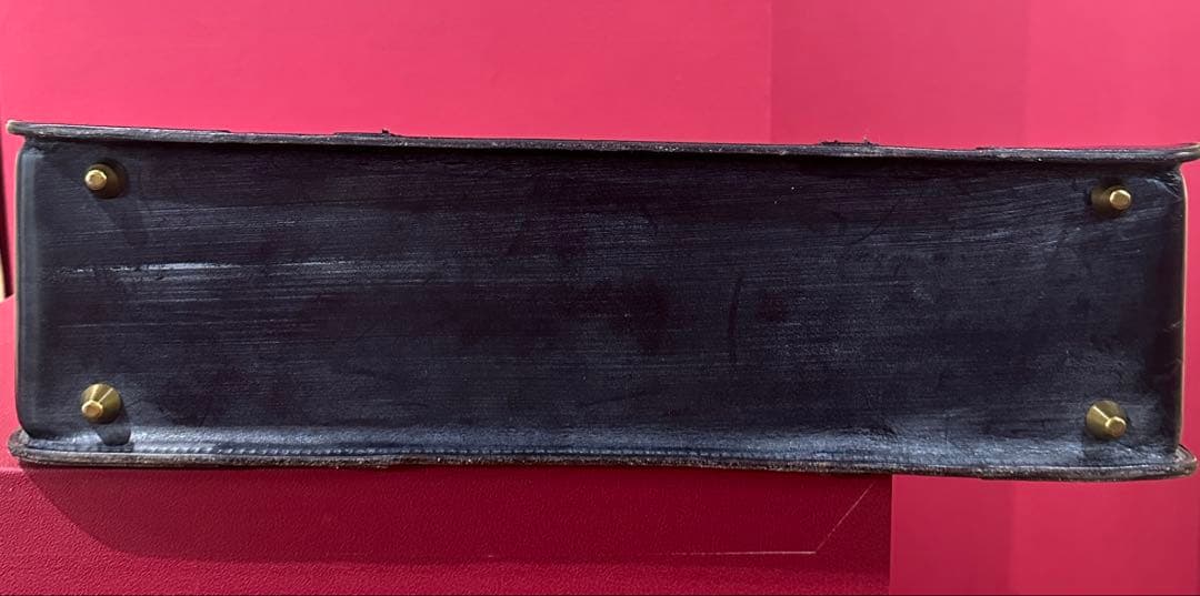 GANZO ブリーフケース 東京青山本店にて購入 長期保管品