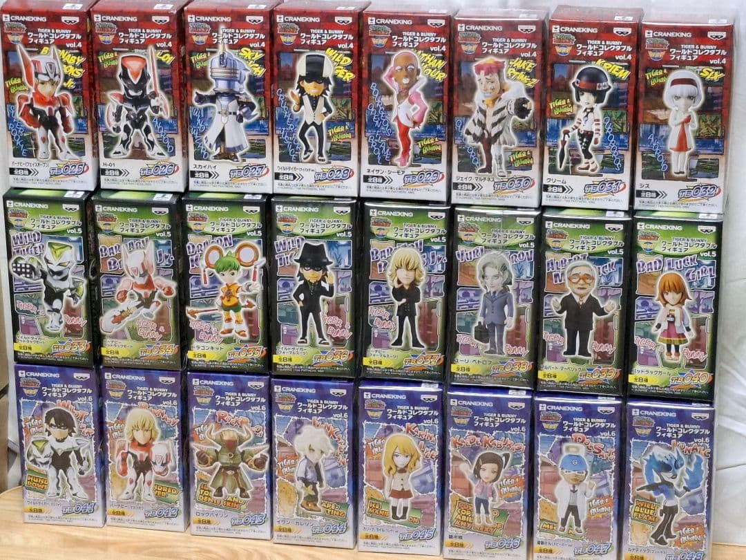 TIGER & BUNNY ワーコレフィギュア vol.1〜6 フルコンプセット