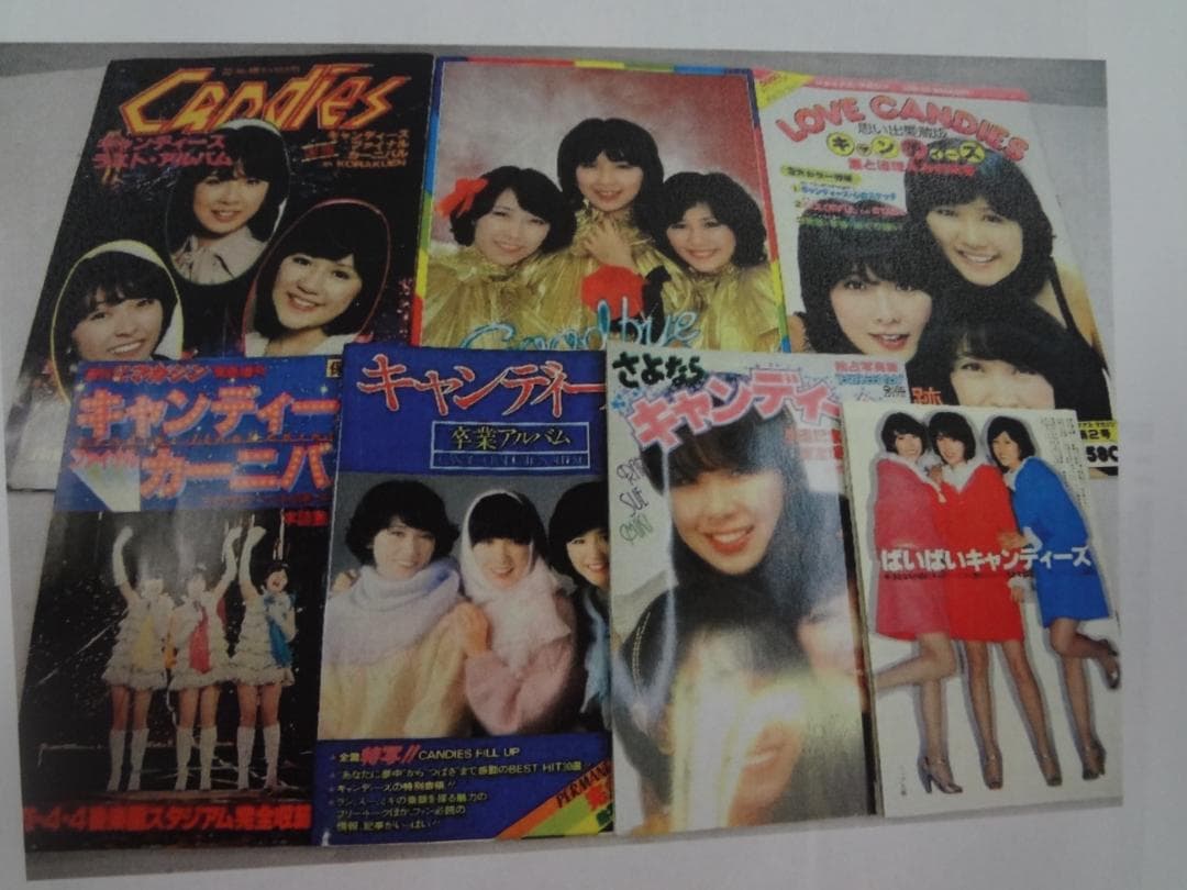 キャンディーズ　1978年　解散当時写真集・パンフレット　お宝セット