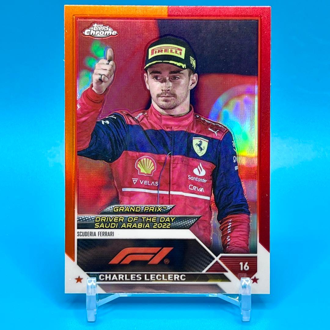 TOPPS CHARLES LECLERC ルクレール オレンジレッド リフ