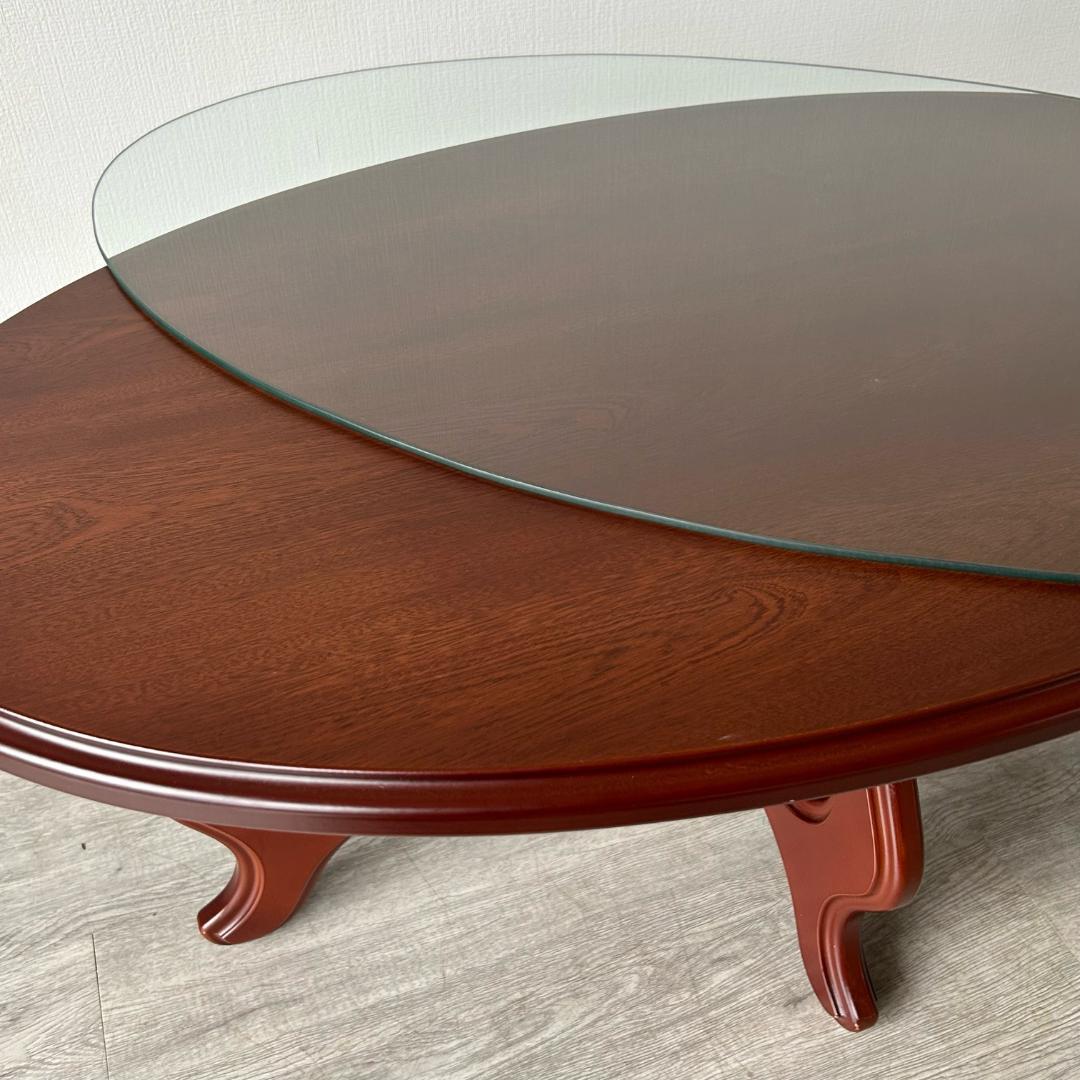 【最終値下げ】イギリス 家具 ガラストップ コーヒーテーブル 店舗什器 243A