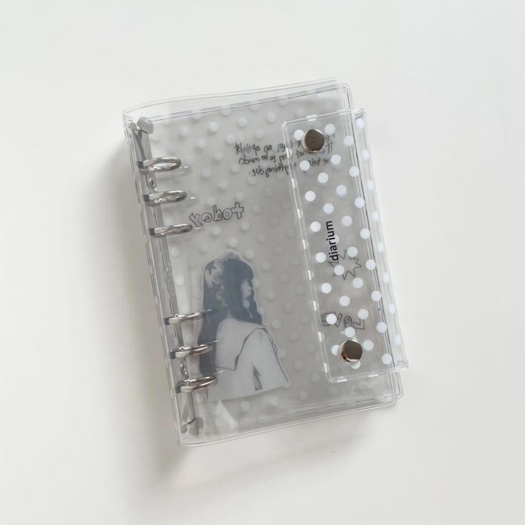 早い者勝　韓国　貯金　バインダー　カバー　A6 pvc diarium No.3