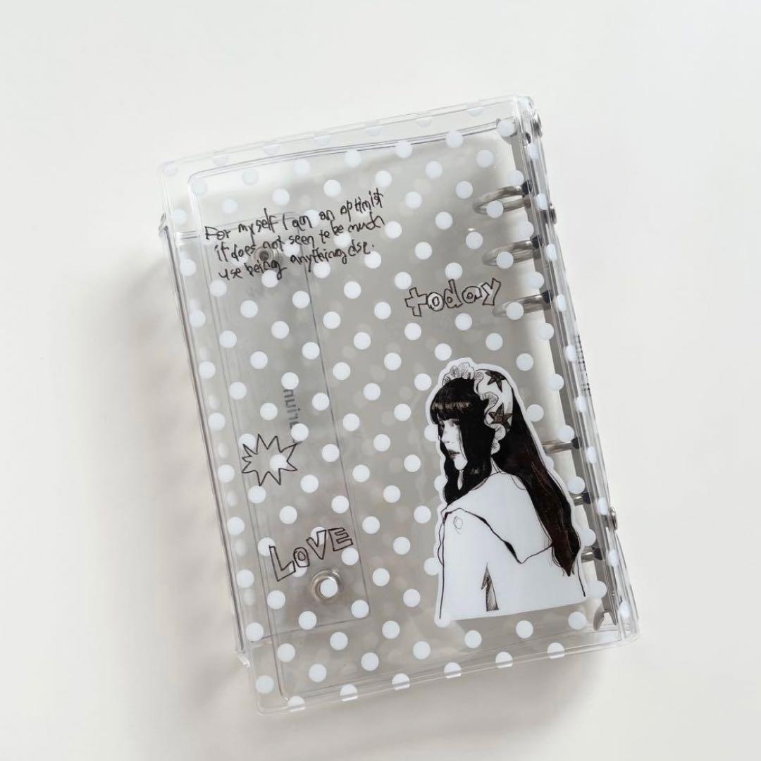 早い者勝　韓国　貯金　バインダー　カバー　A6 pvc diarium No.3