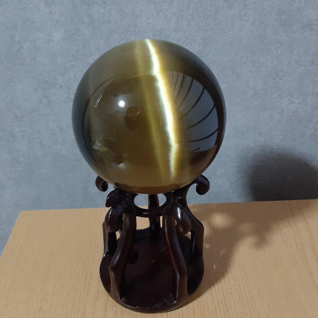 キャッツアイ　猫目石　美品