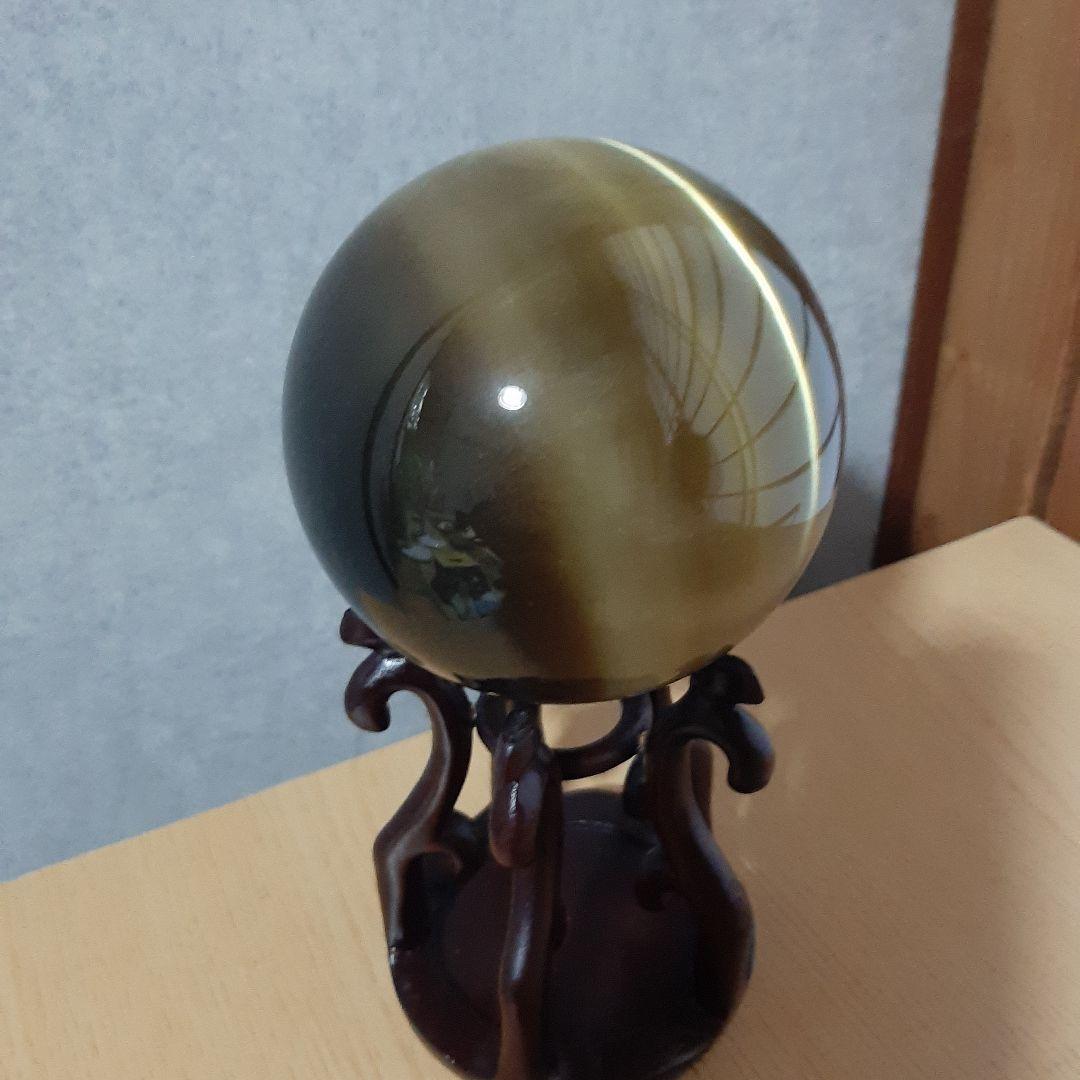 キャッツアイ　猫目石　美品