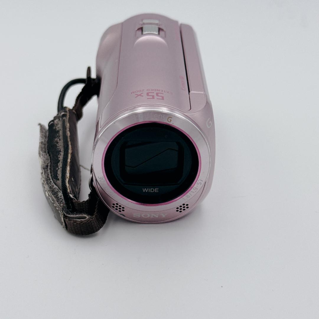 【美品・人気色】SONY ハンディカム ビデオカメラ HDR-CX390 ピンク