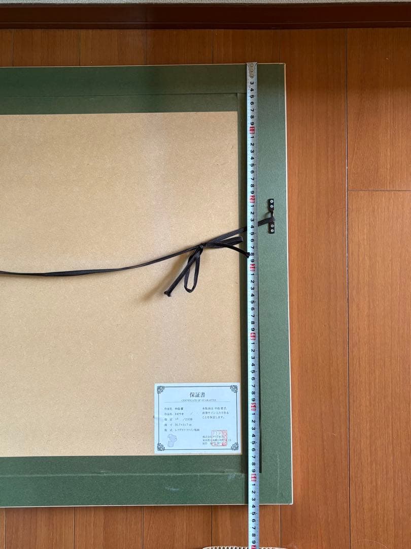 中島潔「トビウオ」レフグラフファイン版画 直筆サイン 管理A3731 証明シール