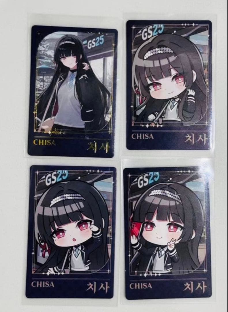 韓国限定GS25 鳴潮 第2弾 千咲 フォトカード ４種 コンプセット