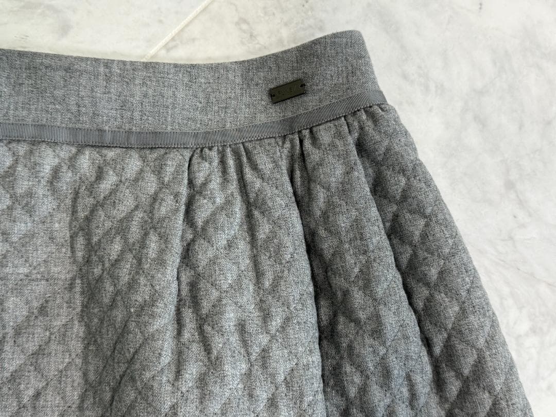 極美品★FOXEY/フォクシー キルティングスカート 42