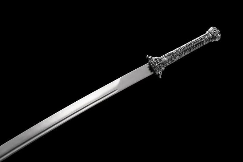 【瓦のパクリ】繍春刀 牛尾刀 苗刀 手鍛造打 鋼刀 冷兵器 古兵器 武具 両手刀