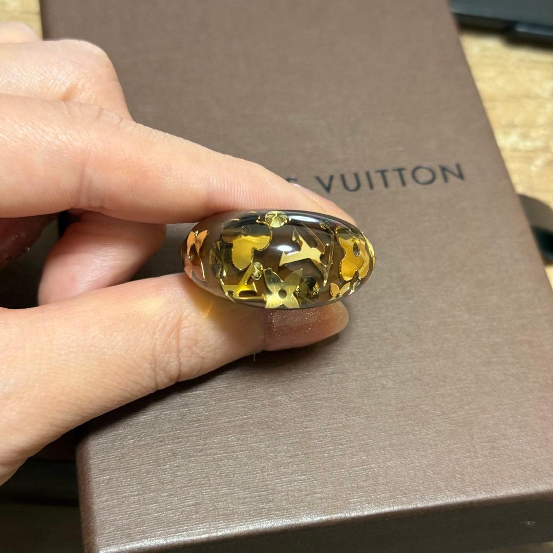 Louis Vuitton アンクルージョン　Lサイズ　リング　ブラウン
