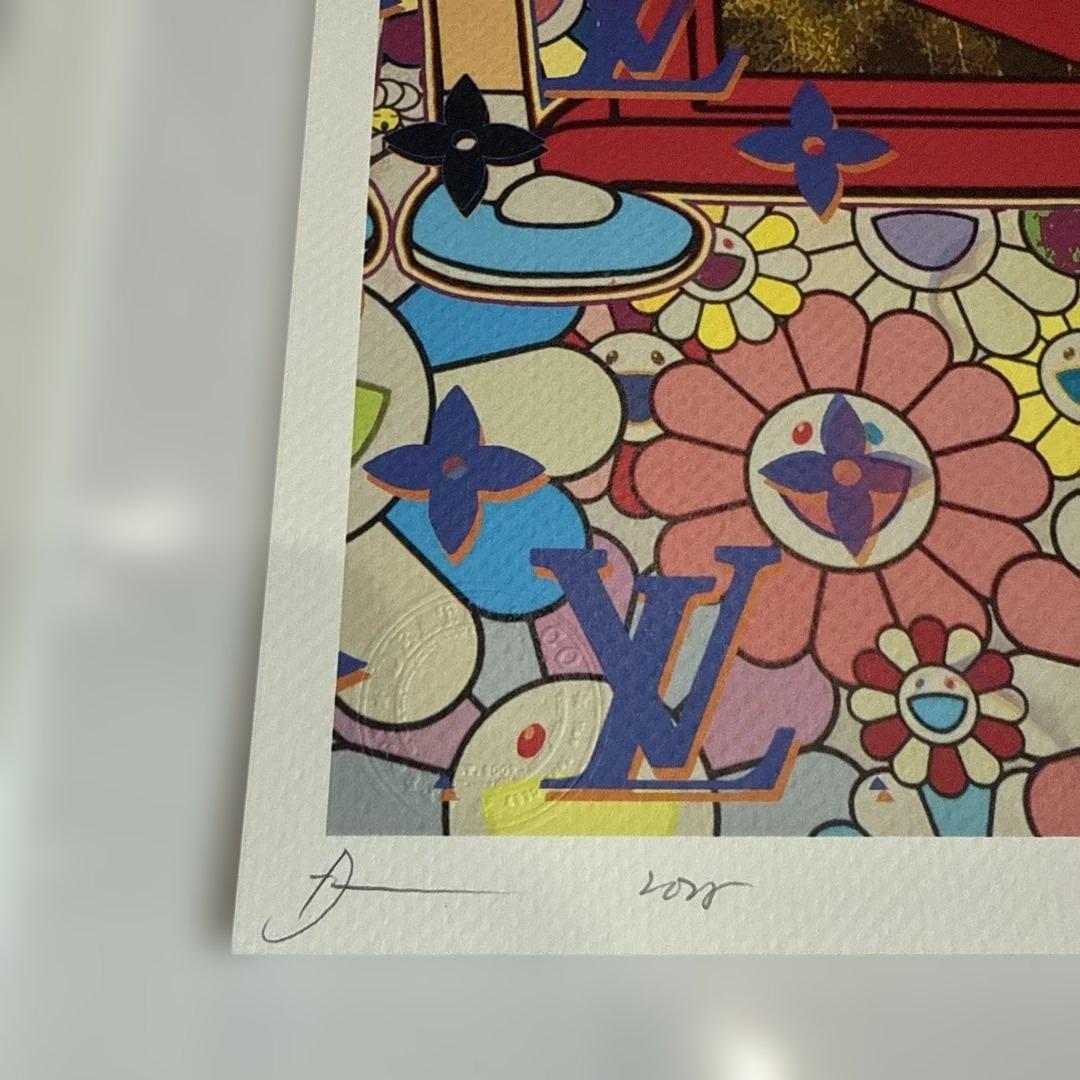 DEATH NYC 現代アートポスター　世界100枚限定　黒額装　あゆみ