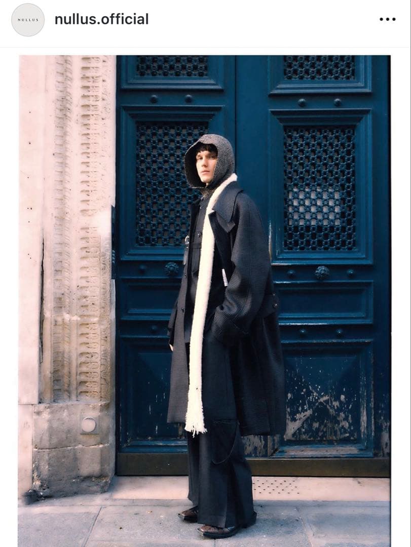 小物 NULLUS 24aw DRAPED BALACLAVA