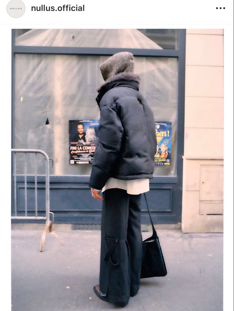 小物 NULLUS 24aw DRAPED BALACLAVA