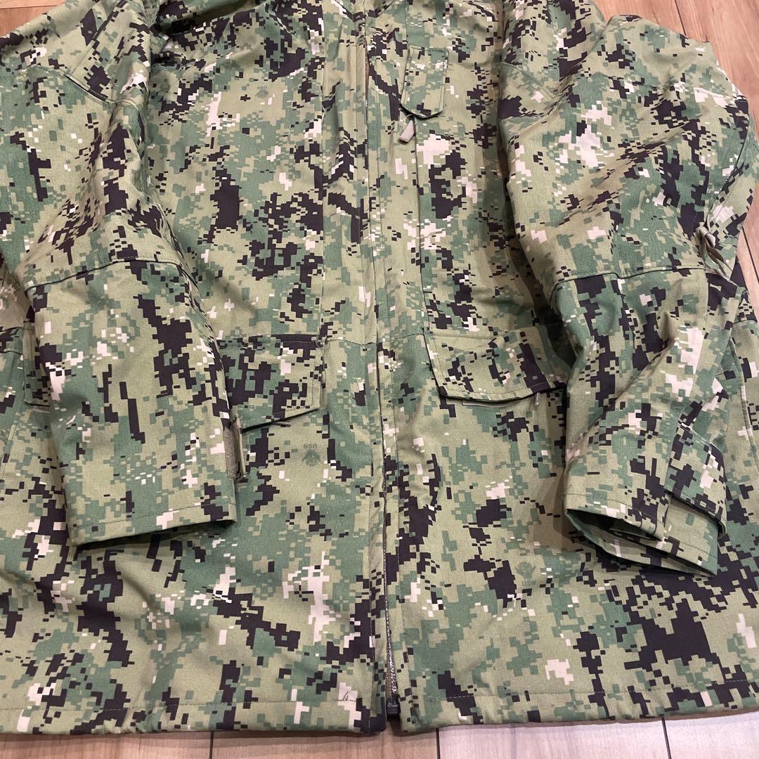 USN 米海軍 NWU パーカデジタルカモ 米軍放出品　ゴアテックス　L L