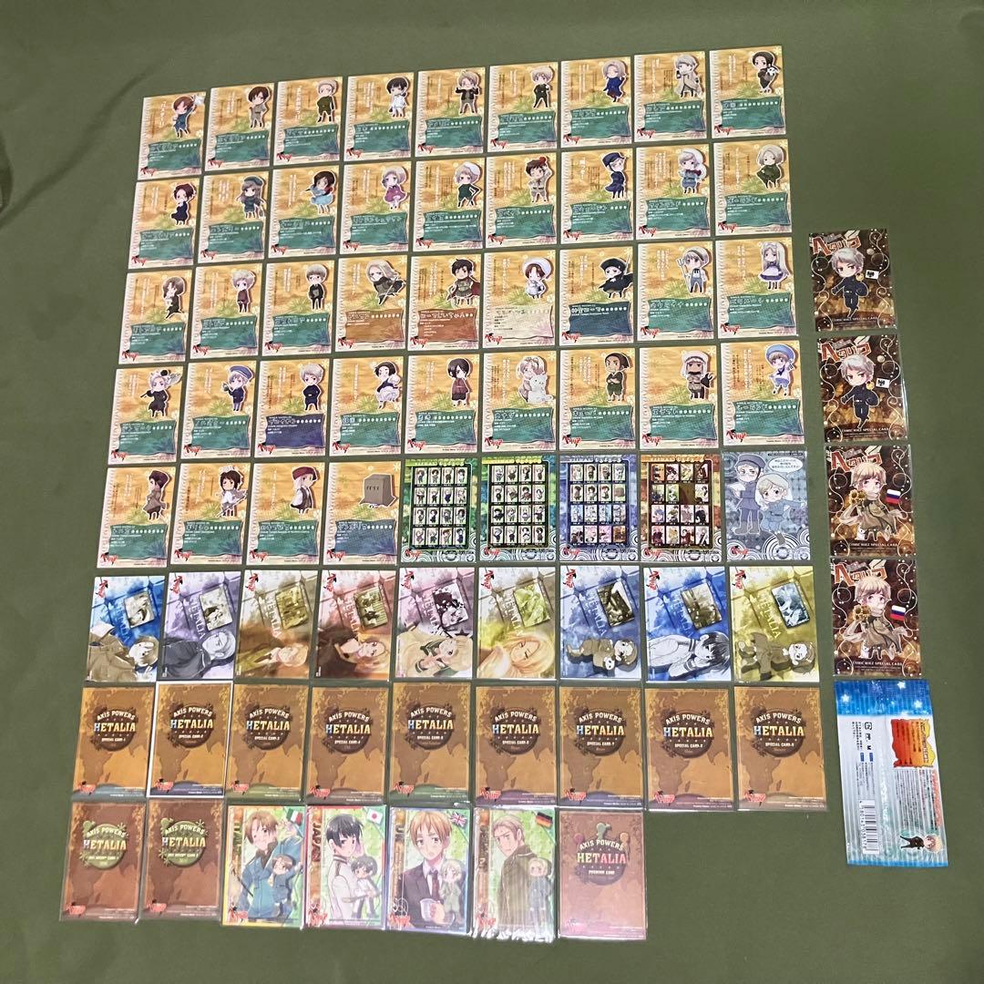 ヘタリア　トレーディングカード　フルコンプリート　特典・付録等　75枚セット