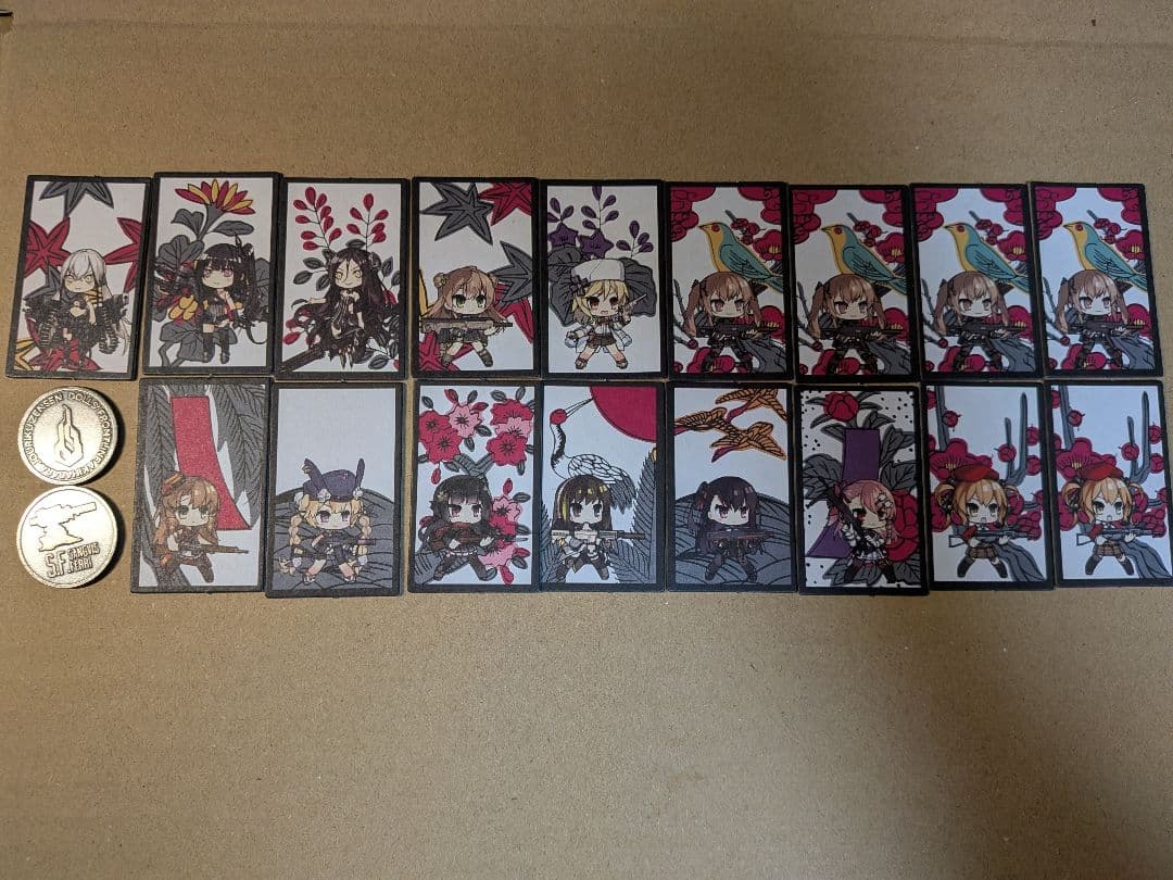 ドルフロ 第2次秋葉原上陸前線 花札17枚＋2枚 まとめ 裏スタンプ有