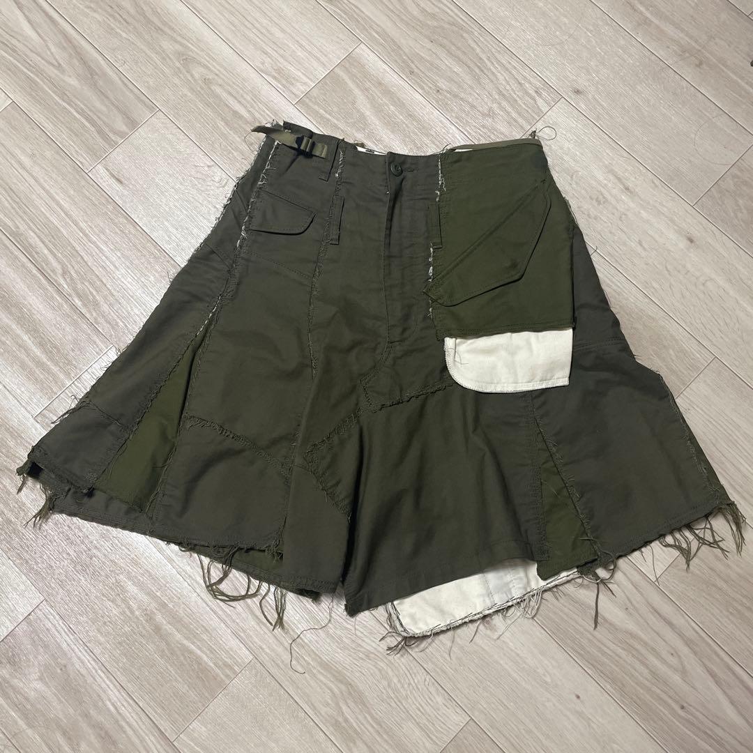 ジュンヤワタナベ コムデギャルソン 再構築 ミリタリースカート