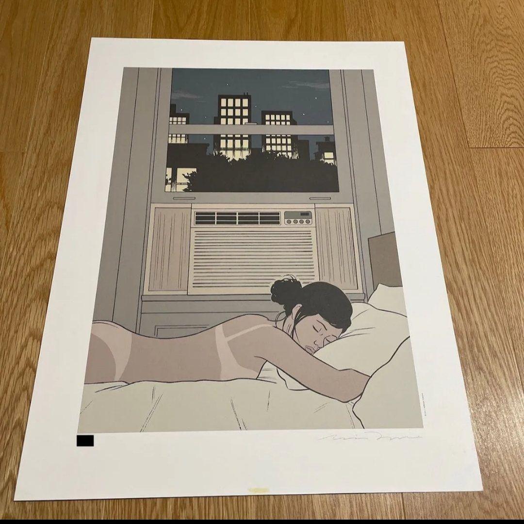 Adrian Tomine \"A.C.\" ポスター サイン&シリアルナンバー入り