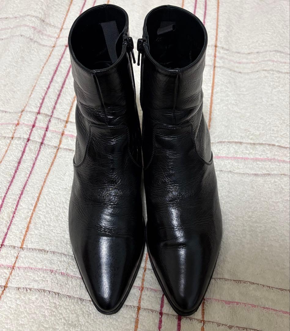 い*の様 【美品】SAINT LAURENT PARIS\"フレンチ40ヒールブー