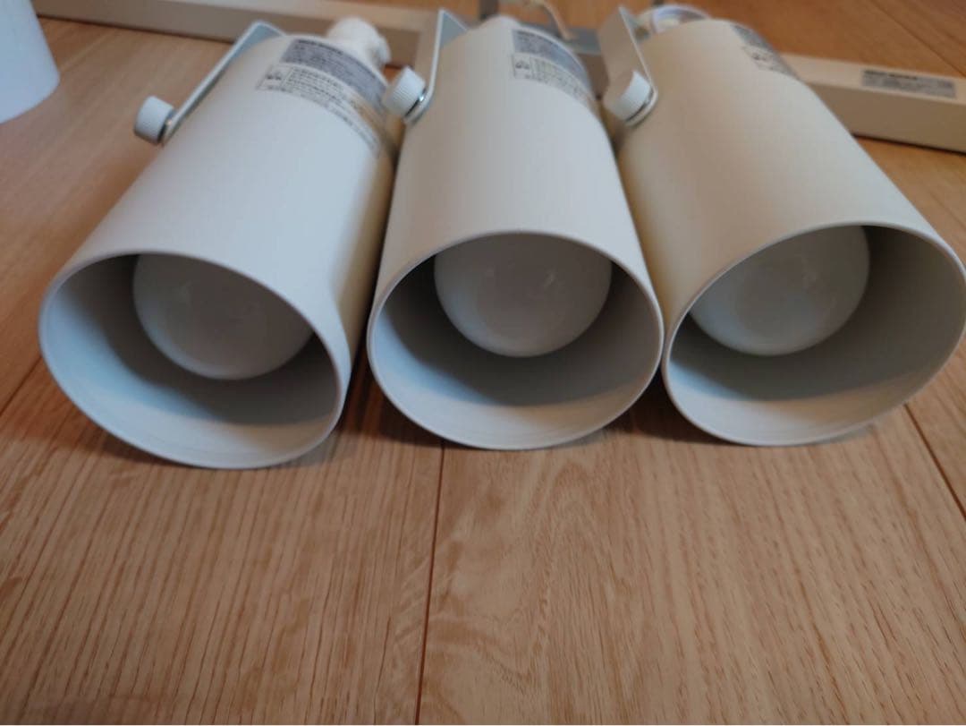 無印良品 システムライト本体　システムライト用ＬＥＤスポットライト大×3