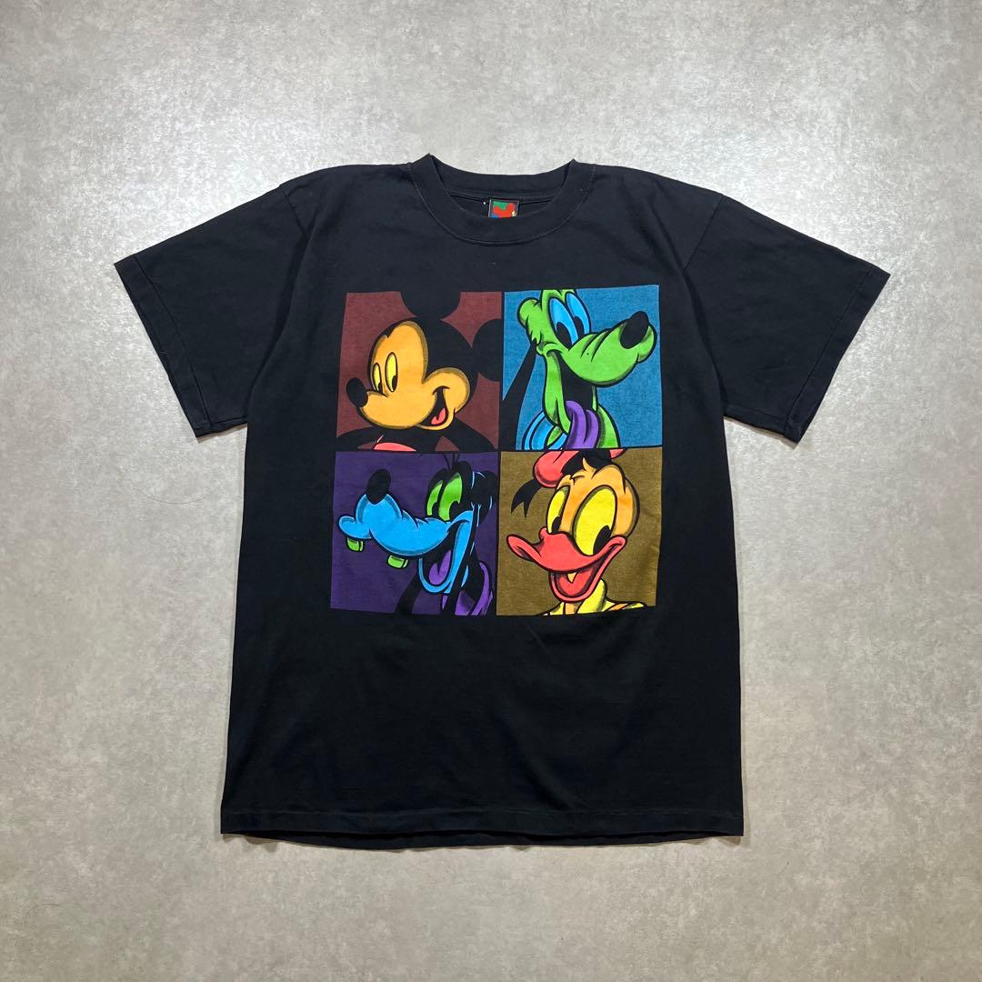 90s Disney Mickey キャラクターTシャツ ディズニーヴィンテージ