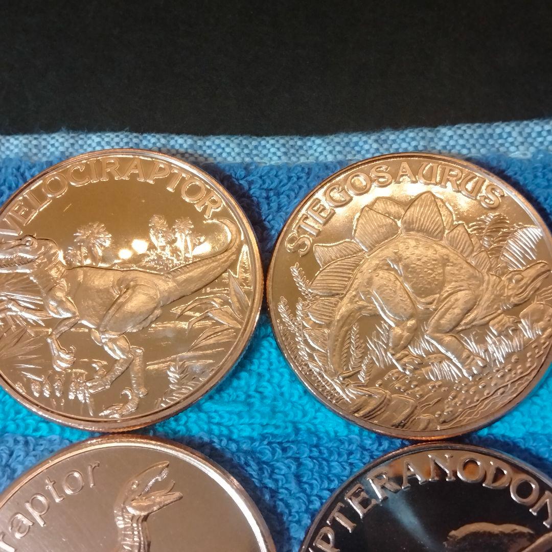 レア品 恐竜 銅貨 ラウンド 1オンス 純銅