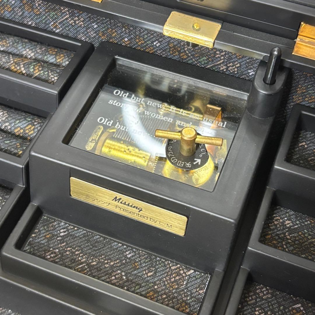 DISCRETION オルゴール ジュエリーボックス 3段