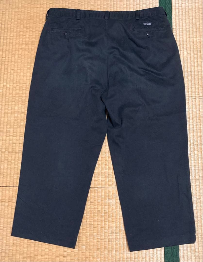 Polo Ralph Lauren 2タックチノ ブラック W42 アンドリュー