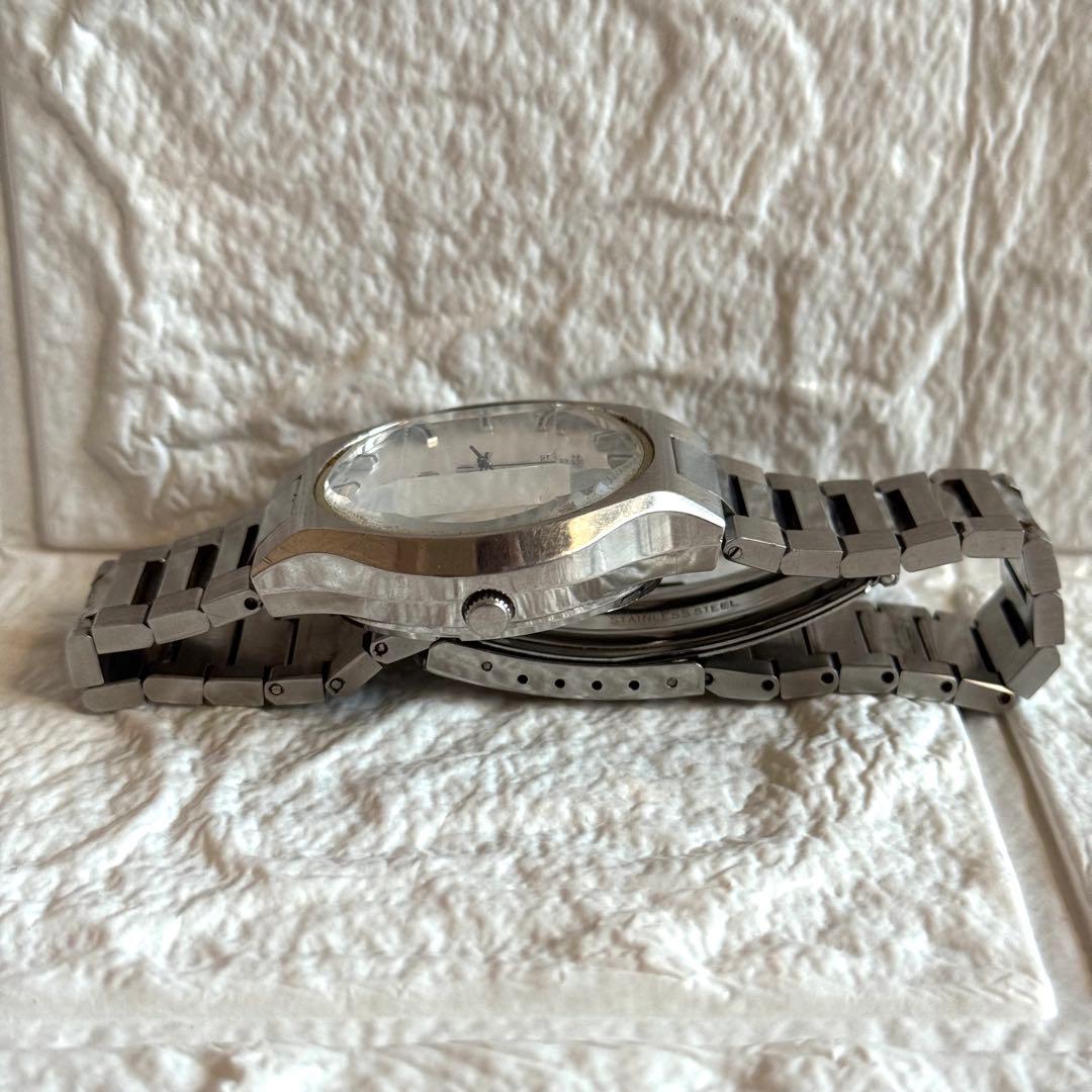 SEIKO QUARTZ 3863-8000 シルバー クォーツ 腕時計 不動品