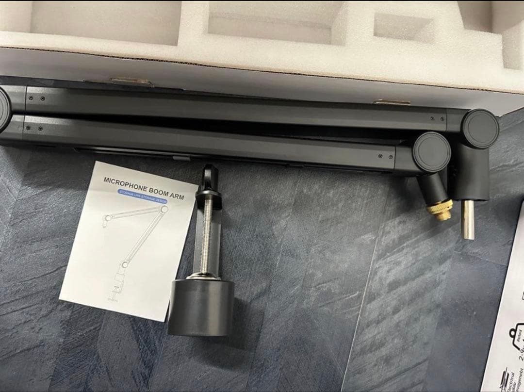 audio-technica AT2040USB ポップガードマイクアーム付き