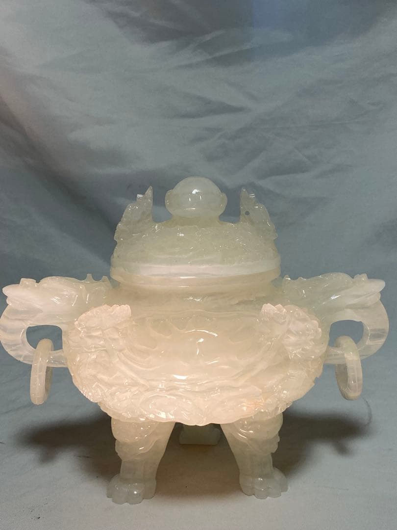 2634❣️ 白玉香炉　中国青海