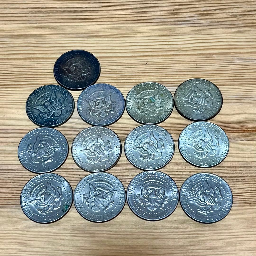 ケネディ ハーフダラー トーン 13枚 1965年以降 1/2ドル銀貨 アメリカ