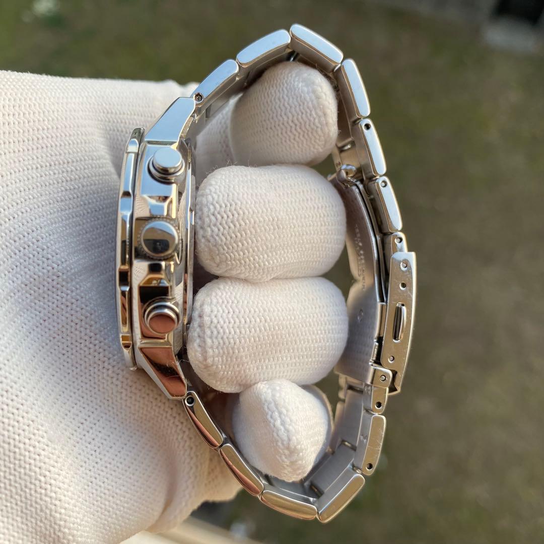 CITIZEN エコ・ドライブ クロノグラフ ブラック メンズ腕時計