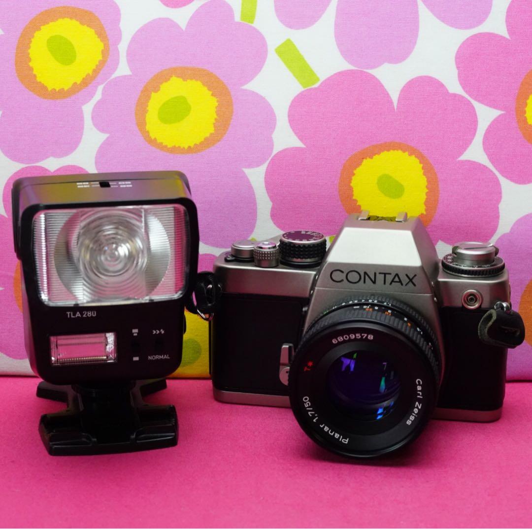 フィルムカメラ名機❤️完全機械式カメラ❤️コンタックス S2❤️プラナー50mm付き