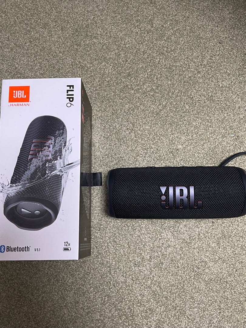 JBL FLIP6 ブラック ワイヤレススピーカー