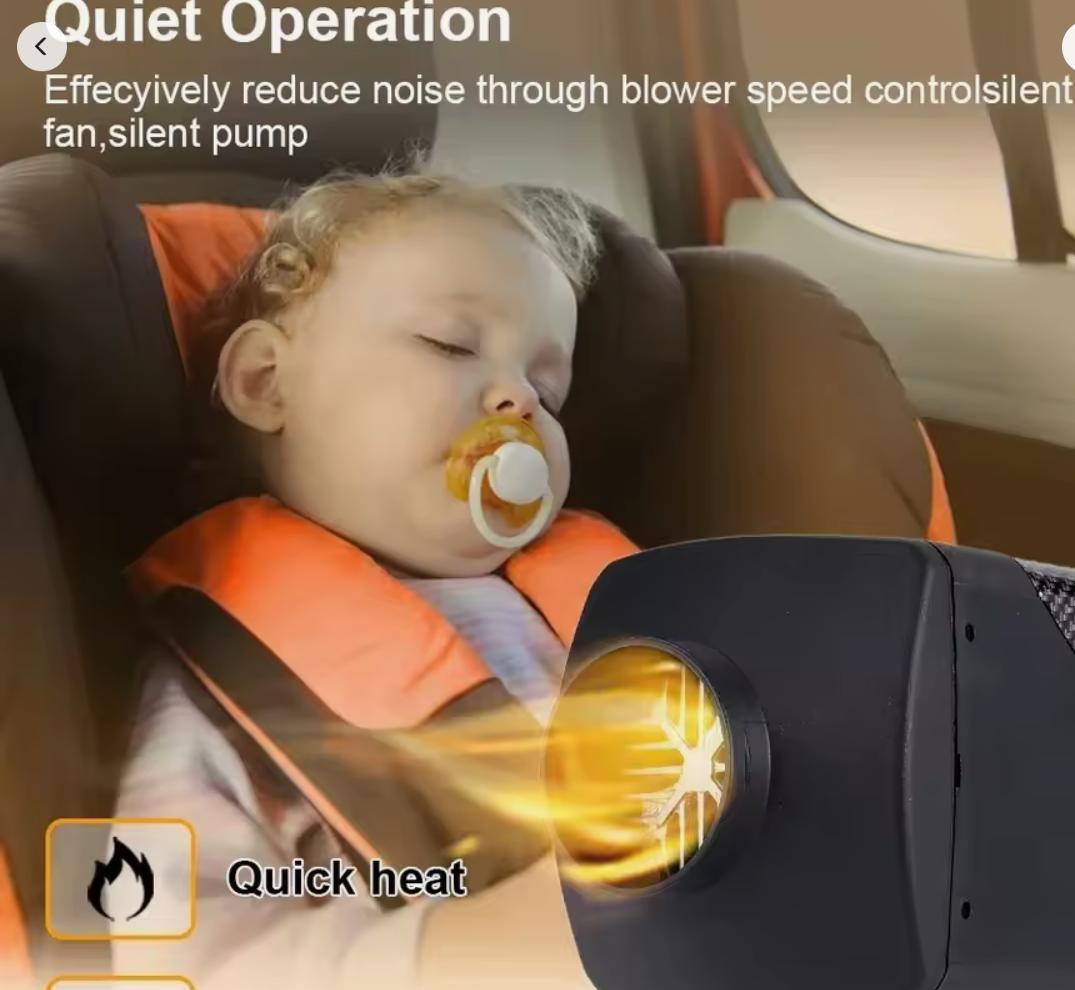 FFファンヒーター１２Ｖ２４ｖで駆動する燃料式のヒーター