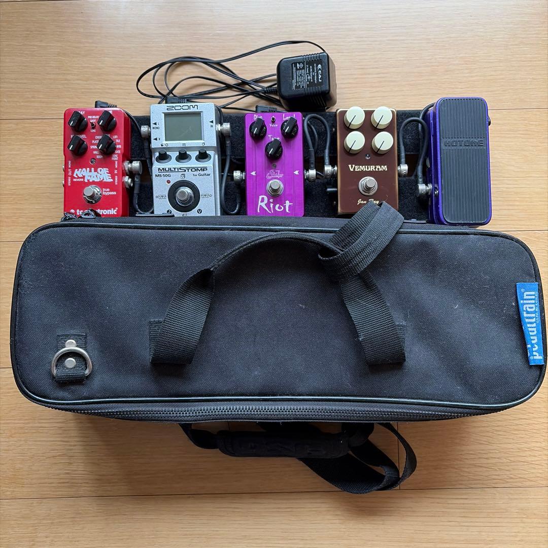 エフェクターボード一式(Jan Ray, Riot等)