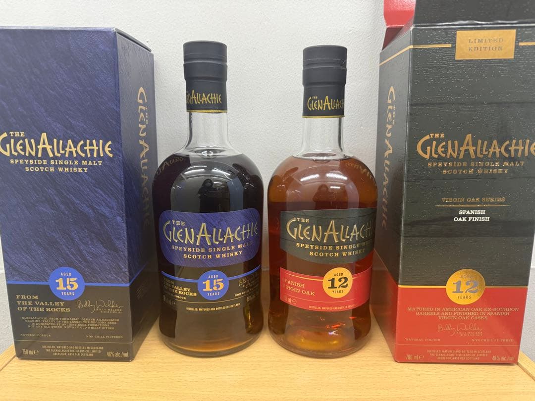 グレンアラヒー　2本セット 15年　12年 スパニッシュバージンオーク