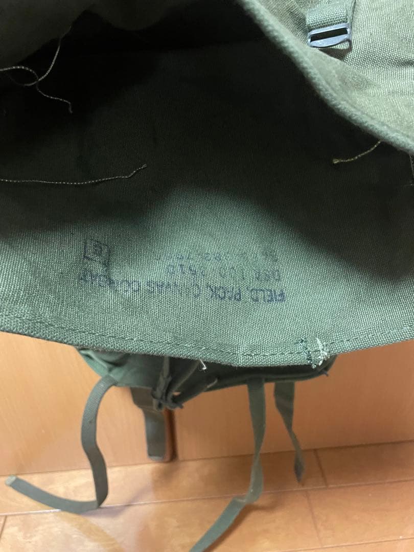 実物米軍FIELD PACK CANVAS COMBATフィールドパックサバゲー