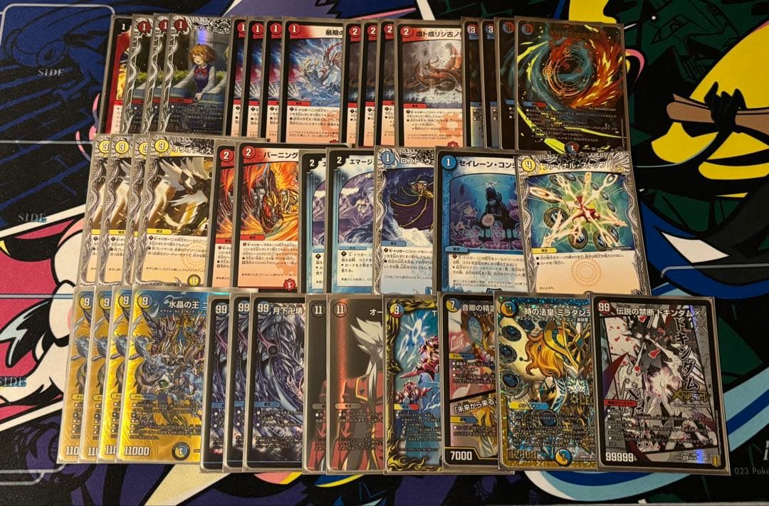 【即日発送】 デュエマ ラッカゴスペル デッキ 改造パーツ＆2重スリーブ付き