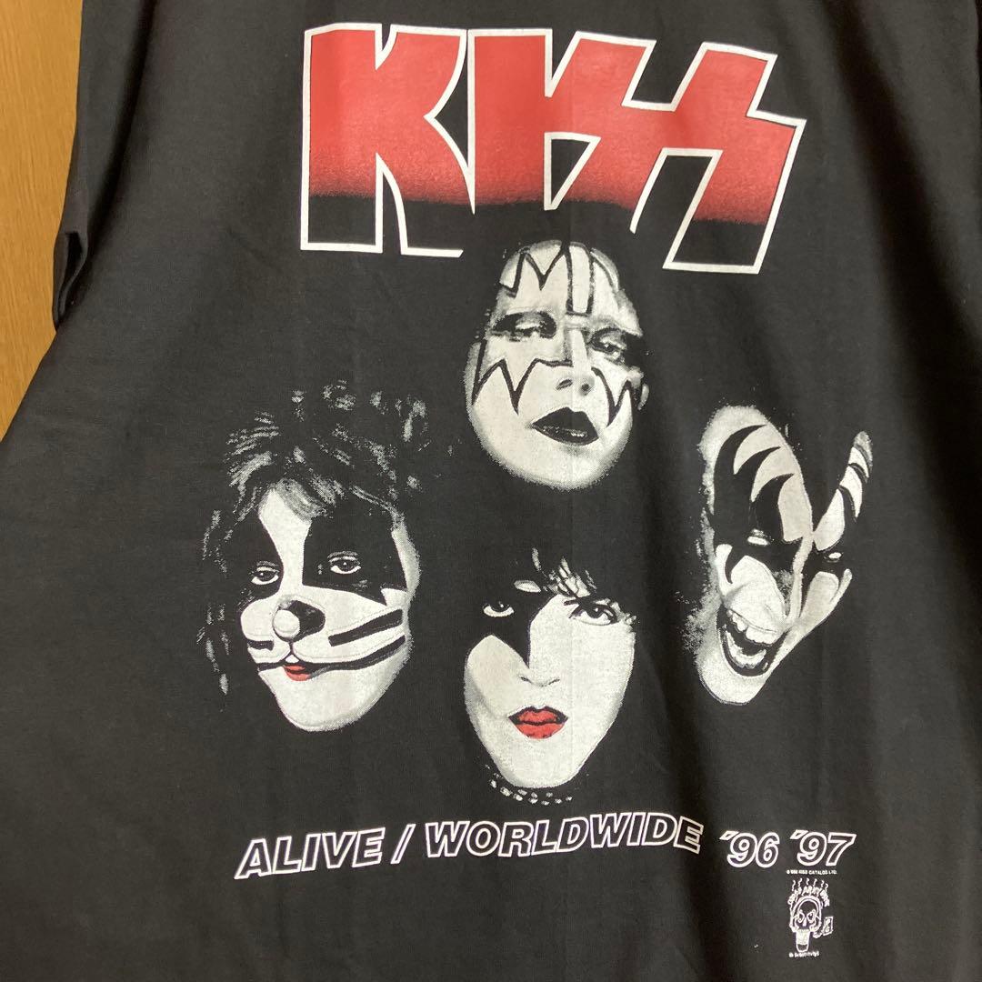 KISS キッス ALIVE WORLDWIDE 96 97ツアー Tシャツ L